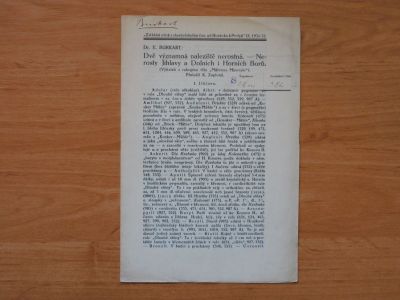 Nerosty Jihlavy a Dolních i Horních Borů - Eduard Burkart, 1931/1932